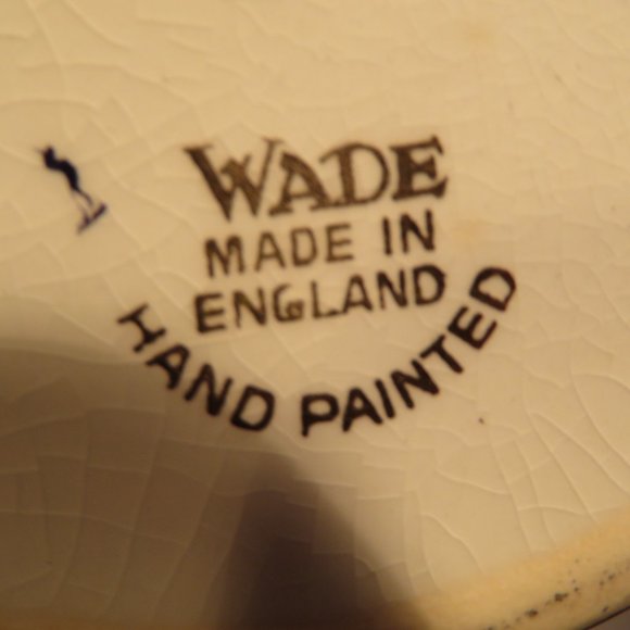 WADE Lustre Gravy Boat with Underplate Handpainted (29C) - Picture 5 of 6